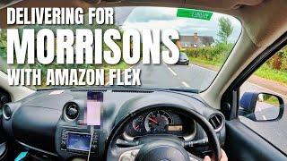 Delivering Morrisons Orders with Amazon Flex on a Wet Friday Afternoon