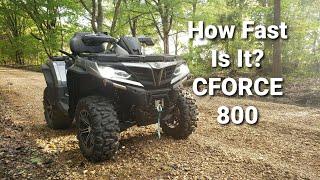 2020 CFMOTO CFORCE 800 Top Speed & Acceleration vs 500 & 600 Times