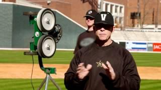 Catching Drills: Vanderbilt Baseball coach Tim Corbin uses ATEC Machines