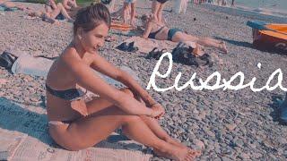 Russia Sochi BUSY Beach Walk 14th July 2022 Russian Beach Holiday 4K Video Quality