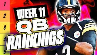  NEW Top 20 QB RANKINGS for Week 11 Fantasy Football  | Fantasy Football Rankings