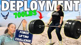 I LIFTED 700 POUNDS ON DEPLOYMENT!  Kuwait Military Deployment