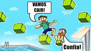 DÚVIDO que você conseguiria! Minecraft - Ultimate Slime Parkour com OS BOVS!