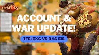 ACCOUNT & WAR UPDATE! [TFS/EXG vs EiS/BxS] | Call of Dragons (March 2024)