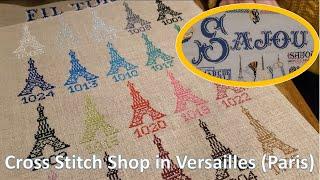 French Stitching Heritage in Versailles: Sajou Cross-Stitch Shop Tour and Kit Unboxing