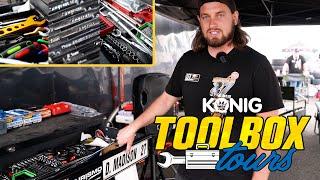 What's in a Formula Drift Toolbox? | Toolbox Tours (w/ FD Driver Derek Madison)