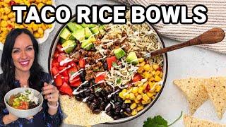 Quick Dinner - Taco Rice Bowls