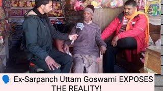 "Ex-Sarpanch Uttam Goswami Ka Bada Khulasa: Kathua District ka halat ka bare mein.