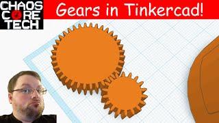 How to Make Gears in Tinkercad!