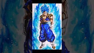 Drawing Vegito and Gogeta Fusion  #shorts #drawing