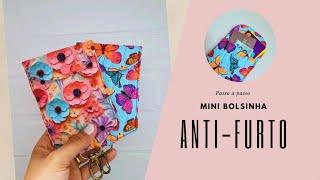 Diy Mini Bolsinha Anti- Furto ️Faça e venda | Passo a passo