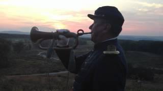 Taps on Little Round Top in Gettysburg