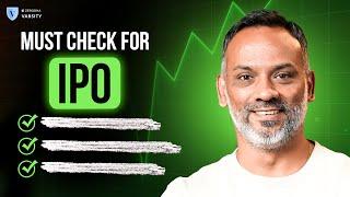 7 Point IPO Checklist