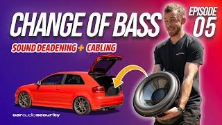 NEW SUB & AMP for Project Audi S3 + Sound Deadening and more Cabling | Car Audio & Security