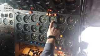 L-1049 Engine Start Flight Engineer Panel