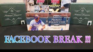 2024 Topps Museum Collection Hobby Box Facebook Break. 8.11.24