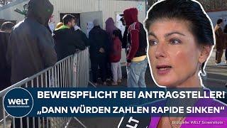 MIGRATIONS-KRISE: Sahra Wagenknecht "Jetziges Asylrecht kostet mehr Menschenleben, als es rettet"