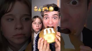 Giant Gold Chocolates Challenge with My Sister!? 