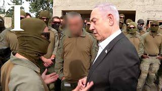 Binyamin Netanyahu meets special forces after Gaza hostage rescue