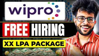 Wipro Free Hiring Announced | Elite & WILP | OFF Campus |  Btech / BCA / BSc  