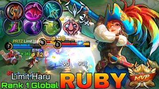 Monster Offlane Ruby Carry The Game - Top 1 Global Ruby by Limit.Haru - Mobile Legends