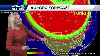 Northern Lights Forecast | Where auroras could be seen Thursday in California