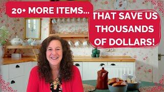 20+ MORE & DIFFERENT ITEMS THAT SAVE US THOUSANDS OF DOLLARS! PART 2! #frugalliving #budgetfriendly
