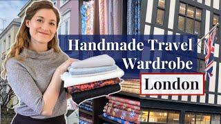 Handmade Travel Wardrobe ️ | 3 Days in London (& Fabric Shopping!)