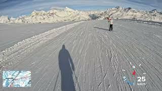 Zermatt 4K POV longest ski run in Europe (Matterhorn Glacier Paradise 3883m - Zermatt)