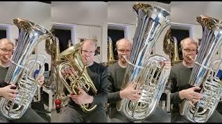 Santa Claus Is Comin' to Town - Tuba Quartett by Tim Olt - played by Daniel Ridder