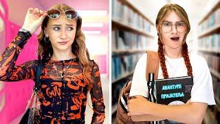 БОГАТИ УЧЕНИЦИ VS СИРОМАШНИХ УЧЕНИКА ️ Nikol авантуре у школи | Забавни изазови у школи