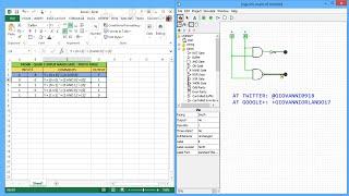 74LS00 - NAND Gate - Truth Table & Example