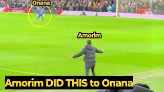 Ruben Amorim FURIOUS reaction to Andre Onana MISTAKE against Nottingham Forest | Man Utd News