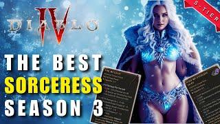 Best Sorcerer End Game Build Diablo 4 Season 3 - Blizzard Ice Spikes