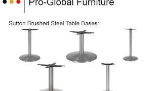 Table Bases & Table Legs - UK's largest selection only @ Pro-Global Furniture