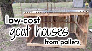 HOMESTEAD VLOG | BUILDING OUR GOAT PENS PART 2 | BUILDING LOW-COST GOAT HOUSES
