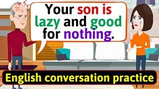 Shadowing English Conversation Practice (Father and son) Improve English Speaking Skills