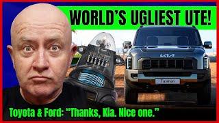 Kia Tasman : World's ugliest ute! | Auto Expert John Cadogan