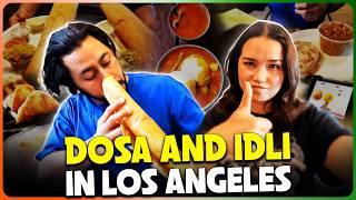 Trying Dosas and Idlis in LA! | Chill Vlog | Jaby & Achara