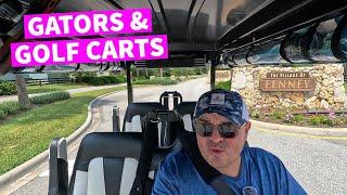 Golf Carts & Gators  The Villages Florida Golf Car Ride to UPS  Near Fenney Rec Center