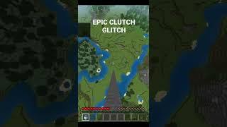 CLUTCH GLITCH #shorts #tricks #clutch #minecraft #waterbucketmlg #waterbucket #waterbuckettrick