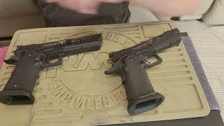 Comparison of the Army (JAG) airsoft Pit Viper vs the AW (EMG) airsoft Pit Viper.