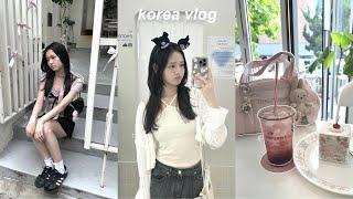 KOREA VLOG️: back in seoul, night out with friends, hangang picnic, cute cafe, too much food & soju