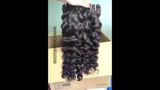 iqueenla Burmese Curly Bundle 100% Best Raw Hair Weave Ft.Iqueenla Hair