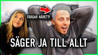 SÄGER "JA" till min FLICKVÄN i 24H Del 1 *PRANKAR NINO*