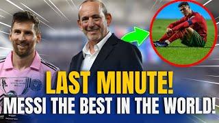 DON GARBER APPOINS MESSI AS THE BEST IN THE WORLD AND EXCLUDES CRISTIANO RONALDO!