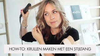 Tutorial : Zo maak je krullen met je stijltang !