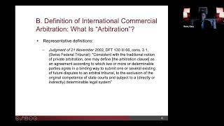 Fundamentals to International Commercial Arbitration- Part I with Gary B. Born