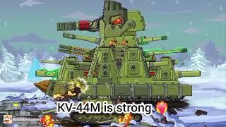 KV-44M vs VK-44 go go go (homeanimations)