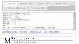 Using Illuminare Score Editor
